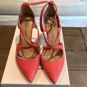 Nieman, Marcus shoes worn but in good condition.